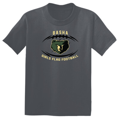 Youth Drifit Basha Bear with Football Tee Thumbnail