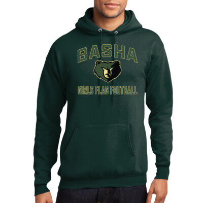 Adult Basha Bear Flag Football Pullover Hoodie Thumbnail