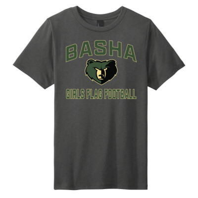 Youth Basha Bear Flag Football Triblend Tee Thumbnail